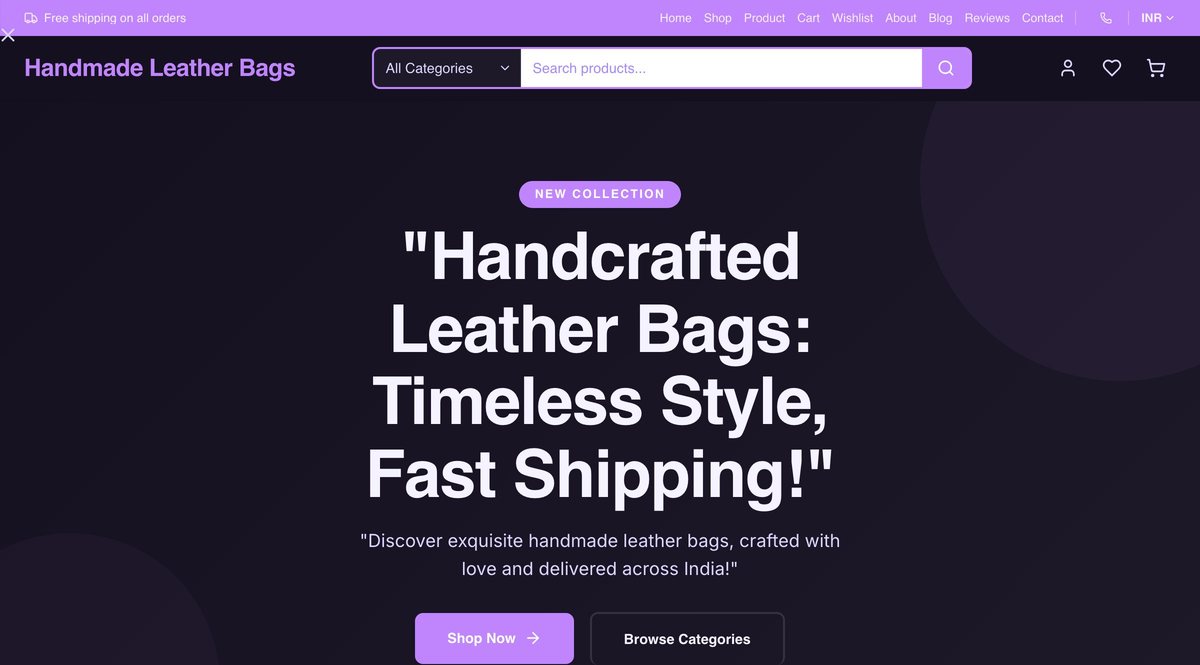 Handmade Leather Bags
