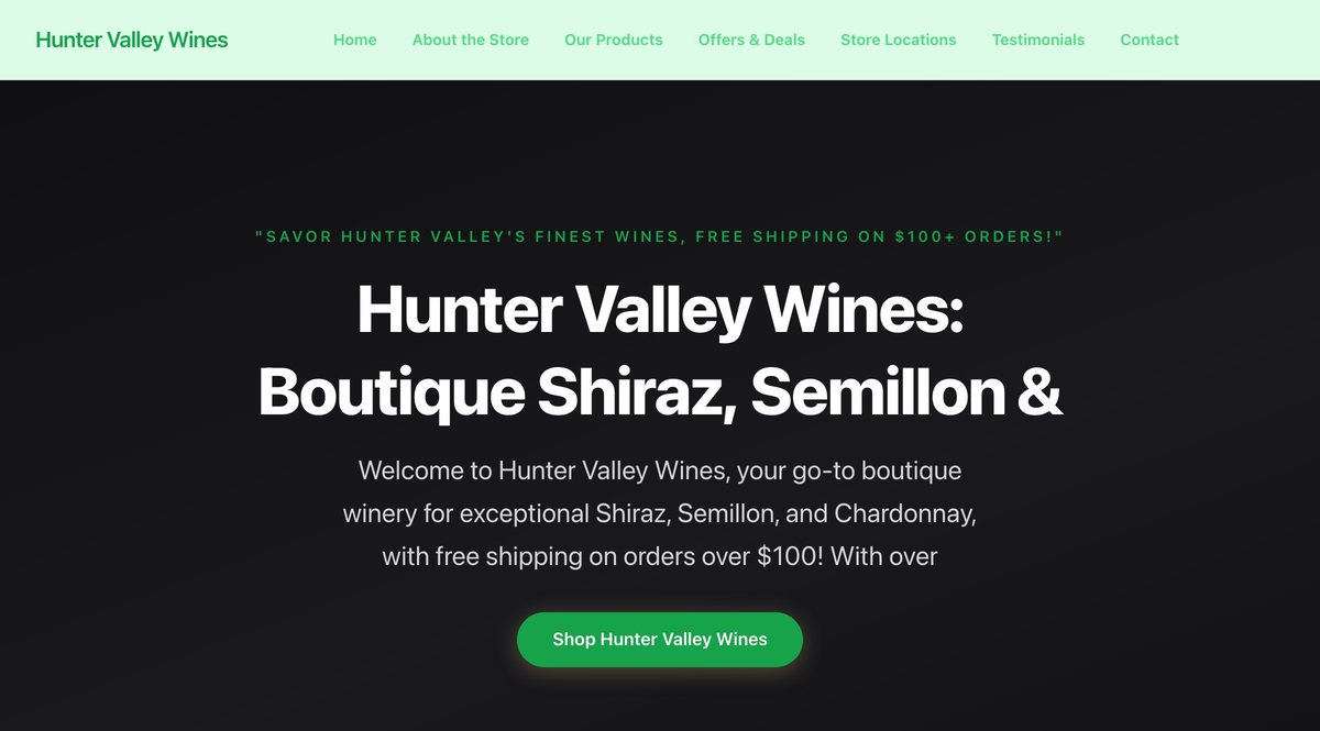 Hunter Valley Wines